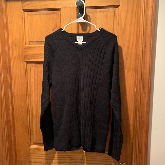 Calvin Klein Jeans Men's Sweater in Black Large - Picture 2 of 6